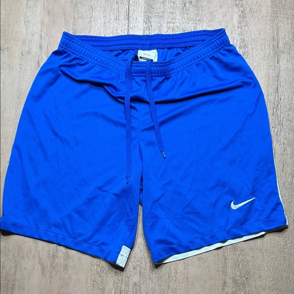 Nike Men's Vibrant Blue Athletic Shorts